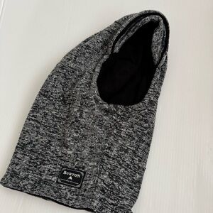 Burton ski mask hood Black and White Knit Accessory